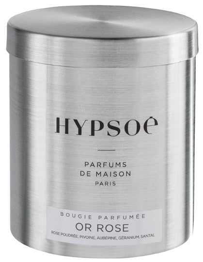 Bougie Parfumée Senteur Or Rose 200g - Hypsoé