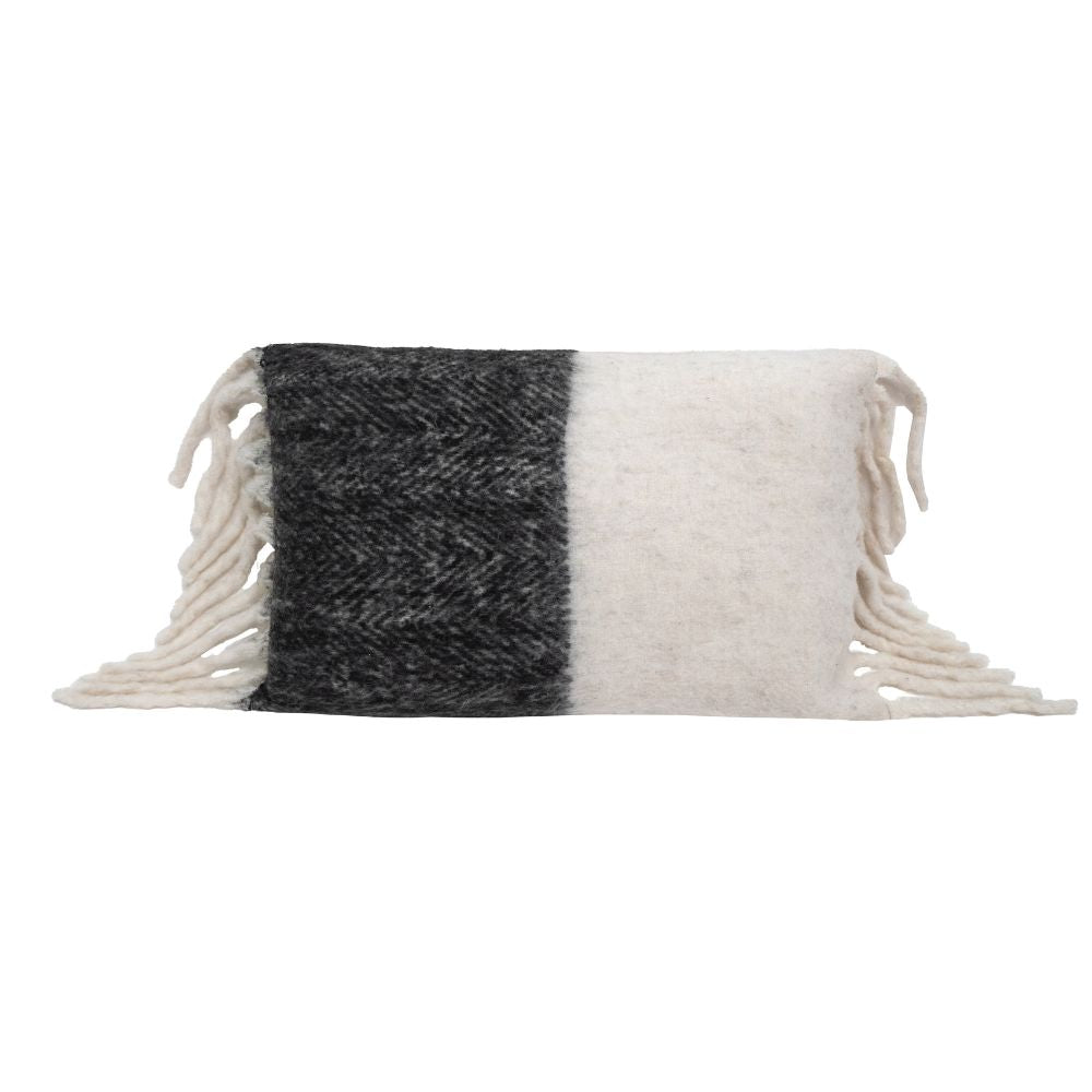 Coussin en Laine Bicolore Van 40x60cm - Bedandphilosophy