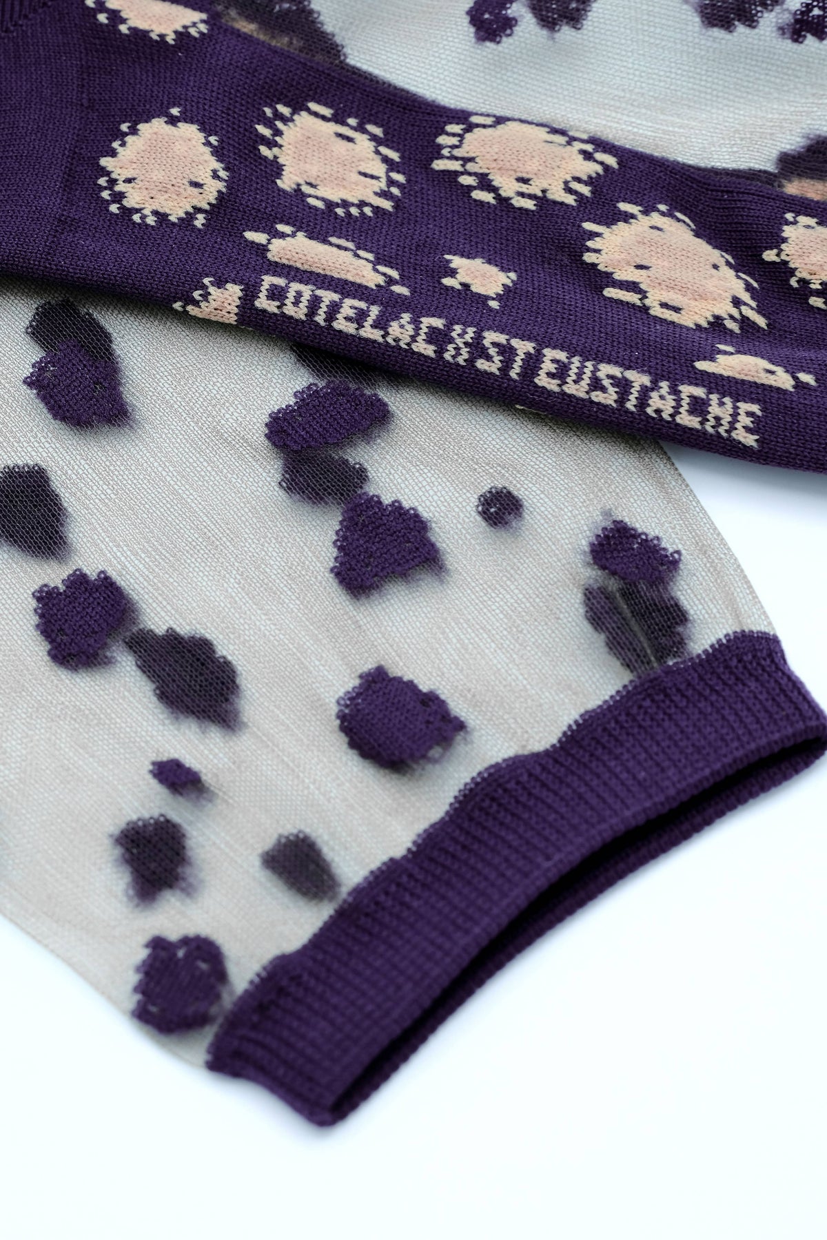 Chaussettes Transparente Éclat Myrtille - Atelier St Eustache