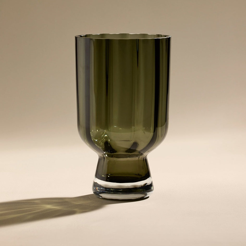 Vase / Photophore Orion Charbon en Verre - Maison Sarah Lavoine