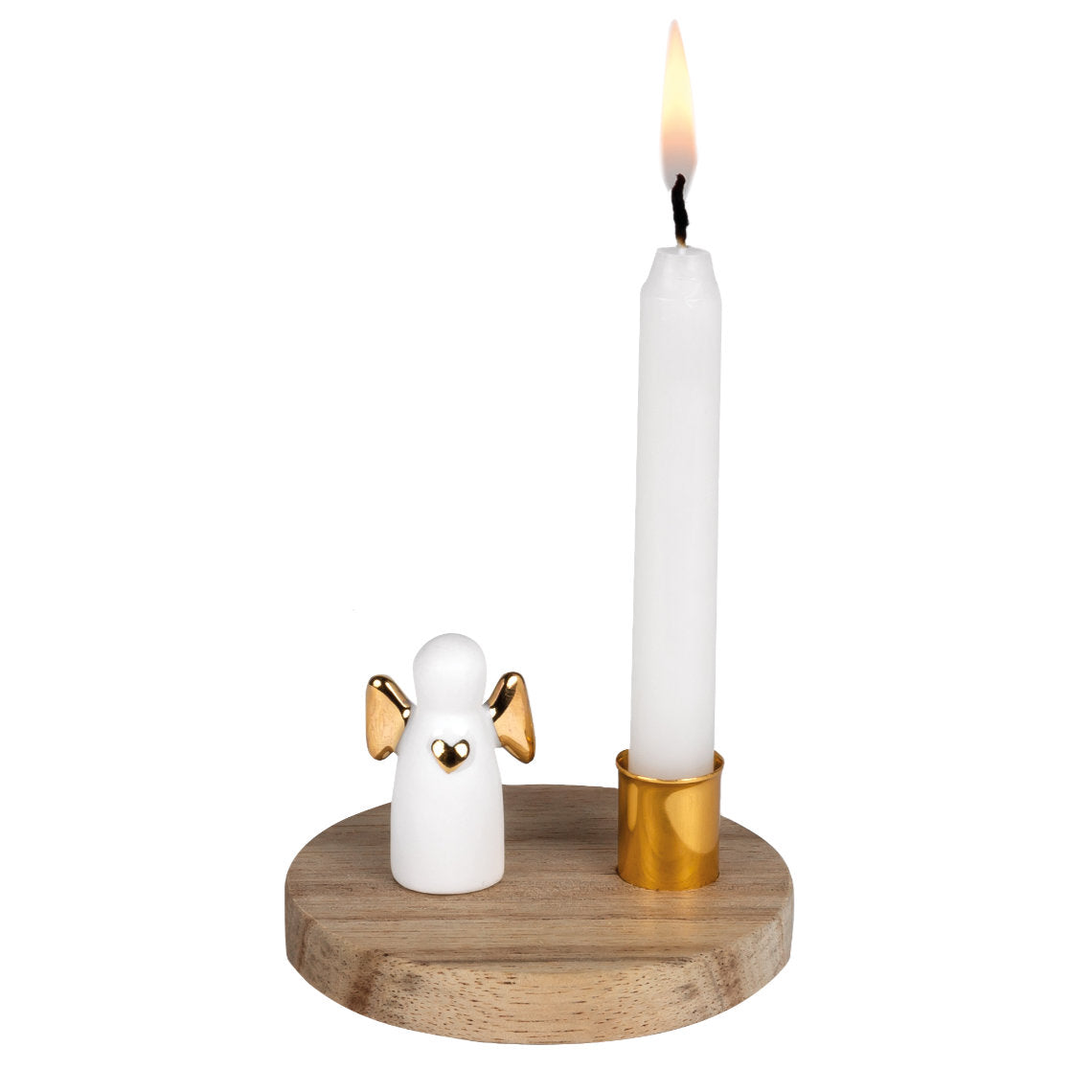 Bougeoir Chandelle Sapin ou Ange en Porcelaine - Räder