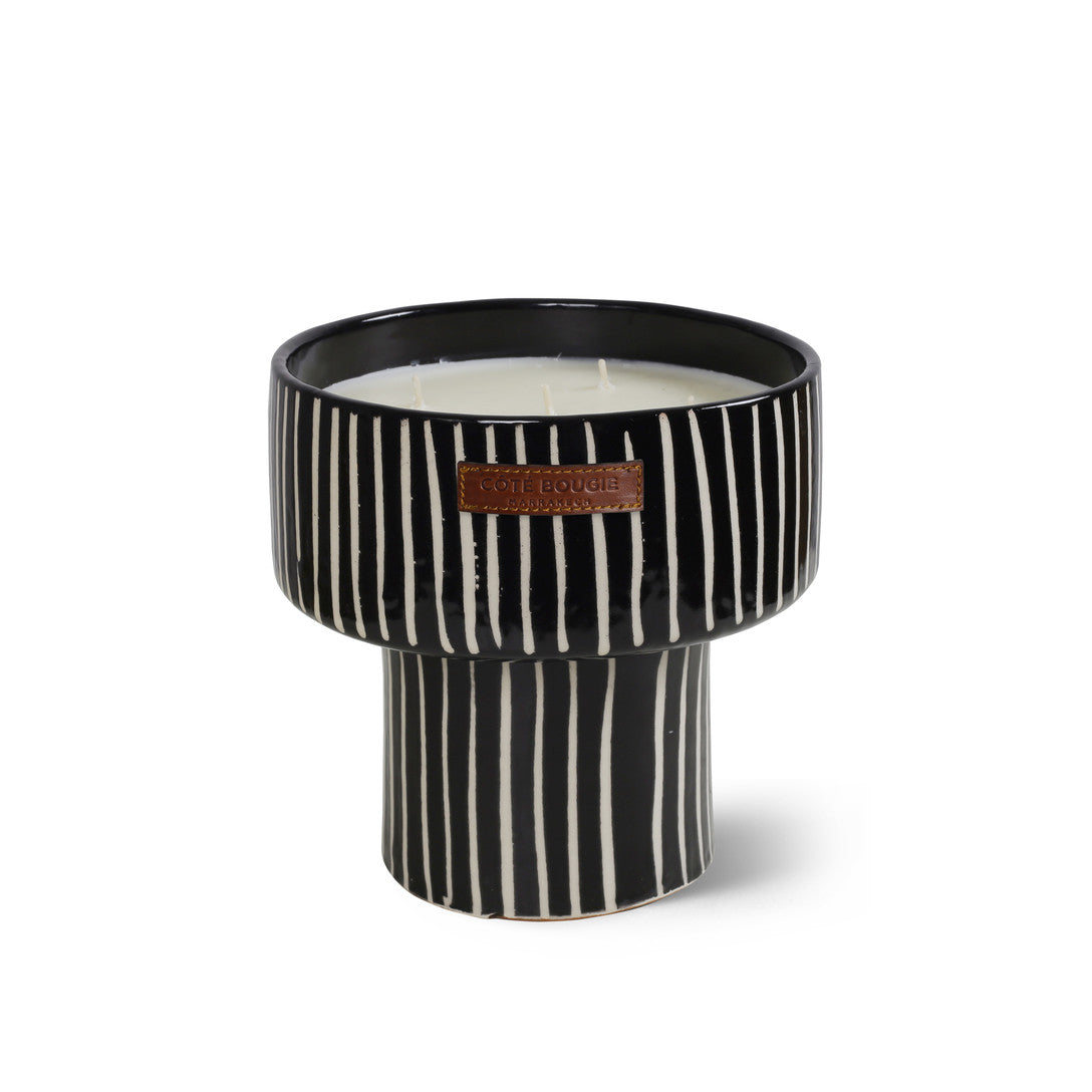 Bougie Coupe Zèbre Senteur Mandarine Majorelle - Côté Bougie