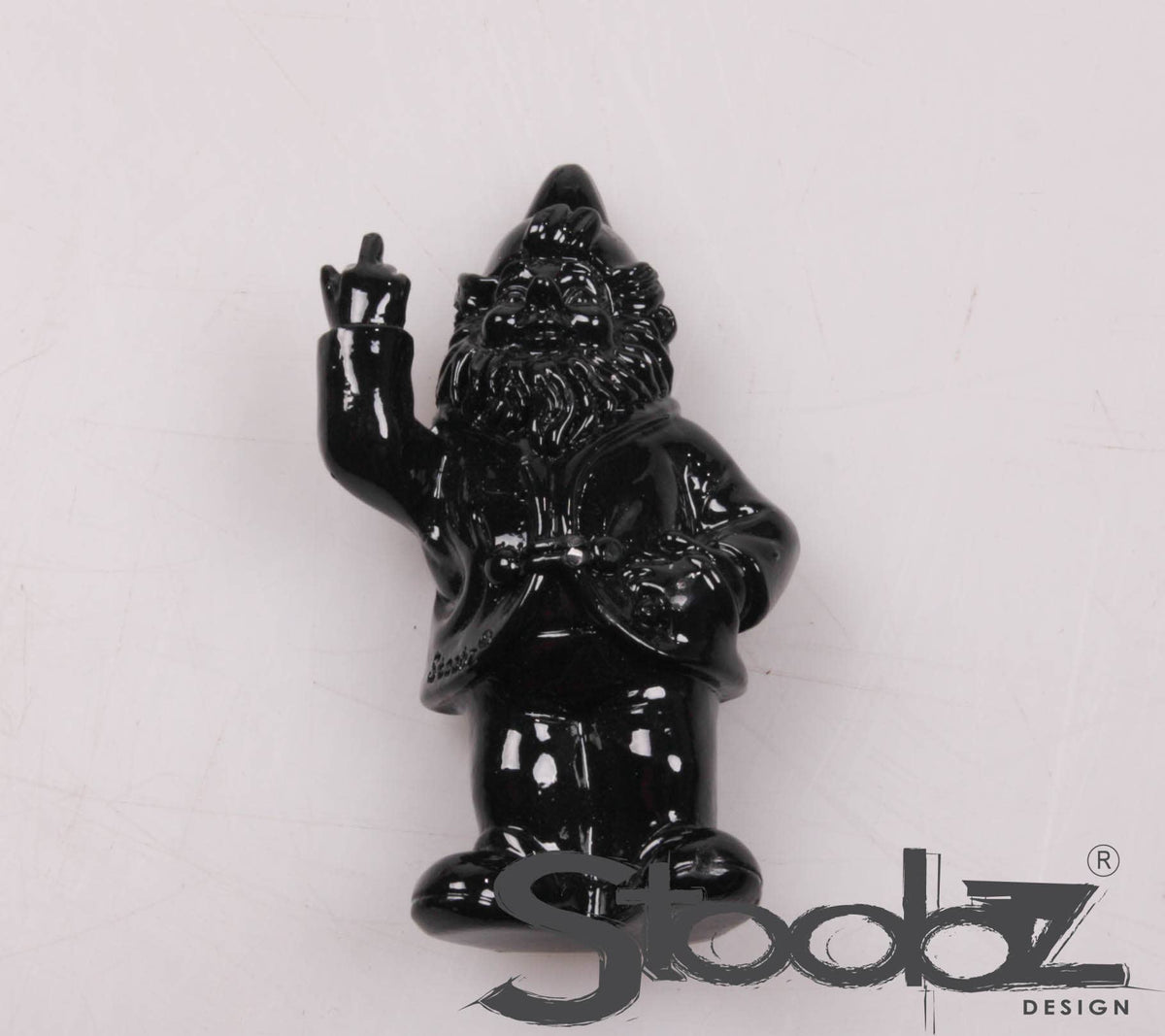 Stoobz Aimant nain | Noir Blanc Or Argent 8 cm