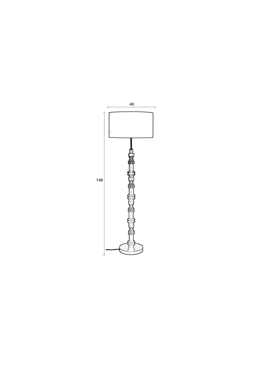 Lampadaire Totem Noir ou Beige - Zuiver