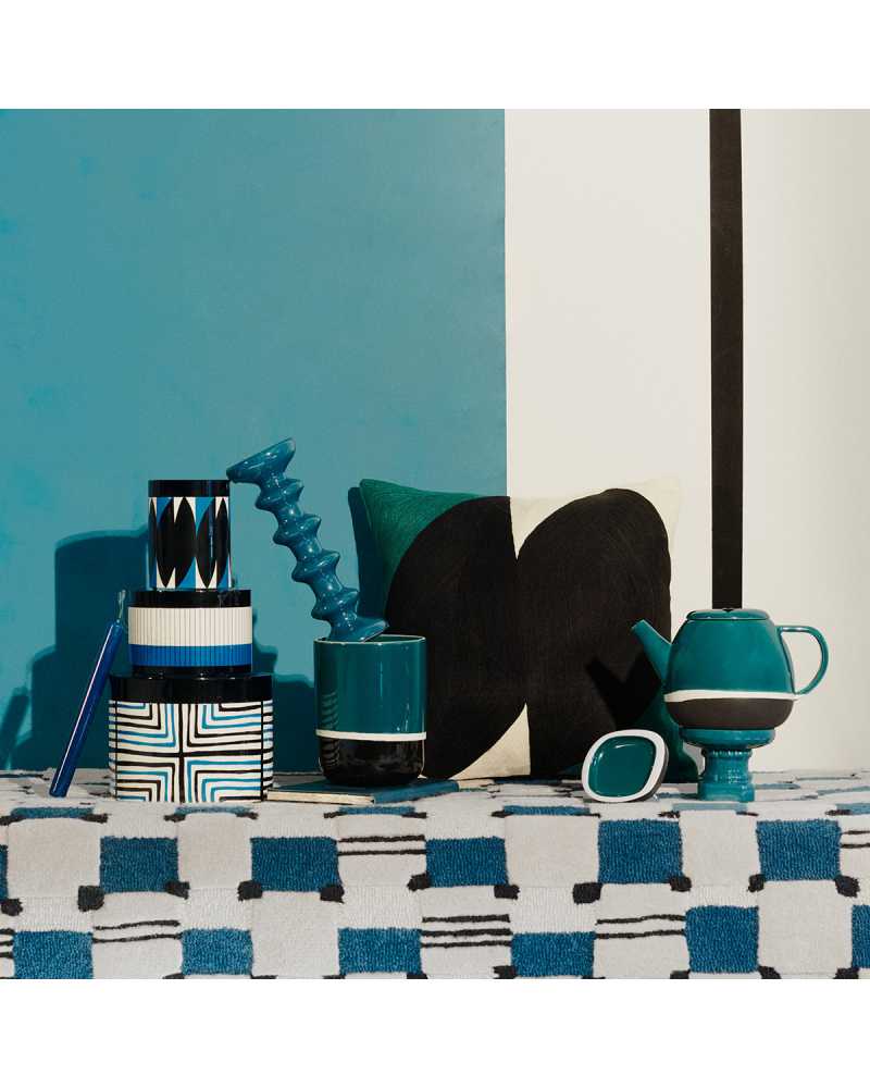 Bougie Sicilia Bleu Sarah Feuille de Figuier - Maison Sarah Lavoine