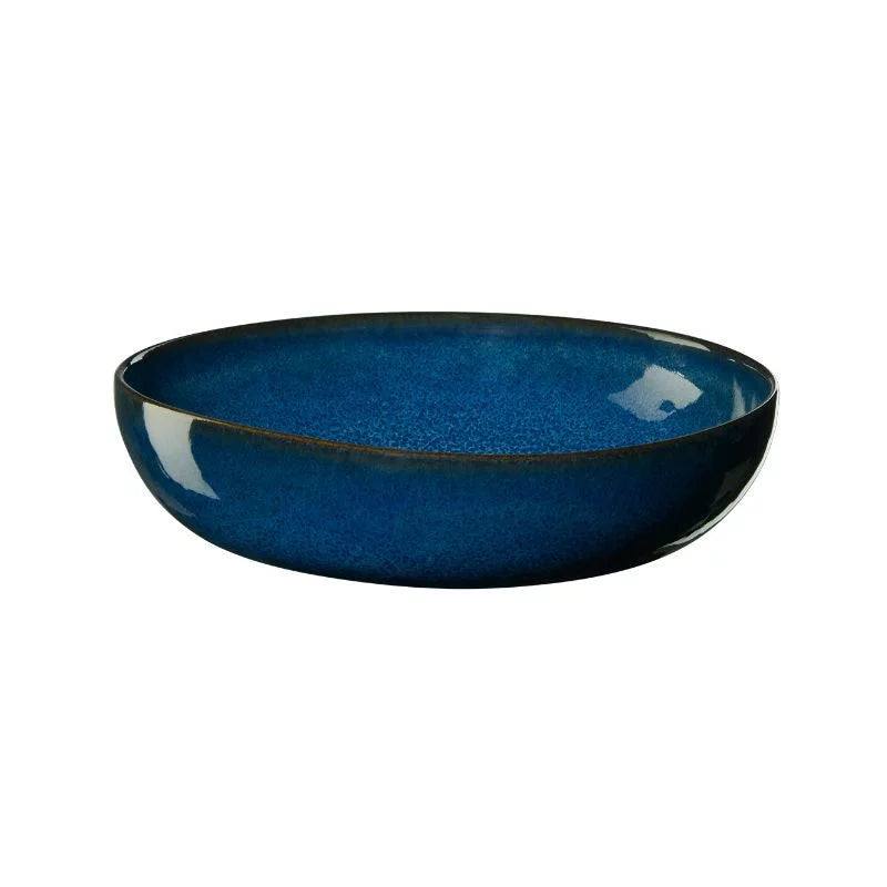 Set de 8 Assiettes à Pates Bleu Nuit - ASA