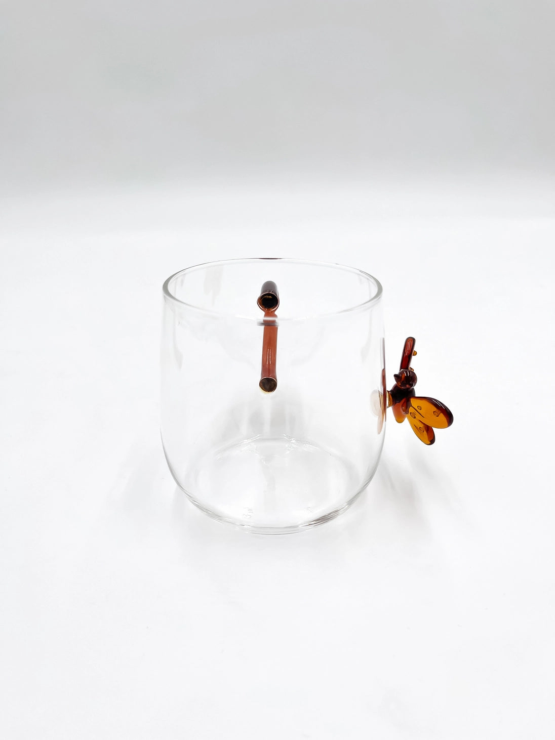 Tasse en Verre avec Décoration Papillon - Jacques Flamant