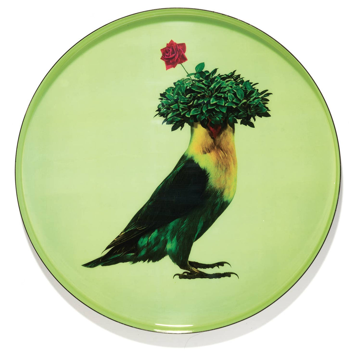 Plateau Rond Romeo en Métal D.33 cm - Gangzaï