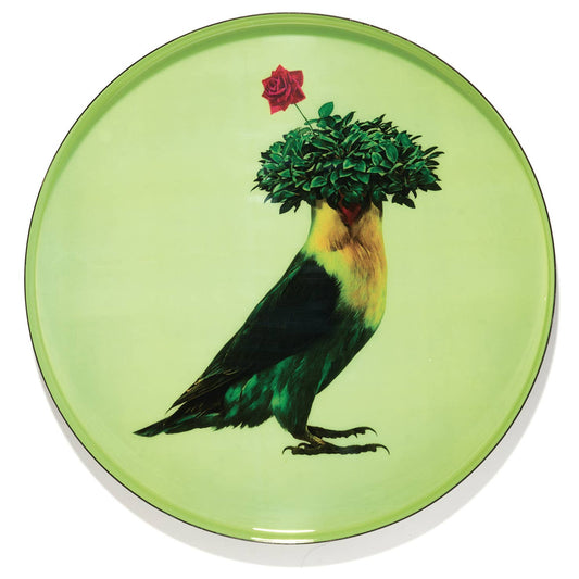 Plateau Rond Romeo en Métal D.33 cm - Gangzaï