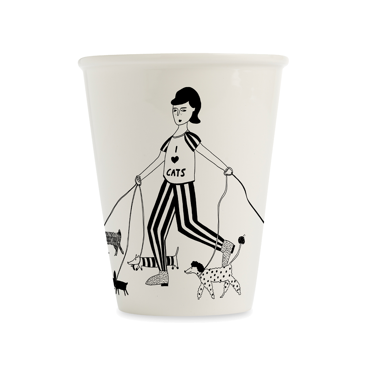 Tasse en Porcelaine « I Love Cats » - Helen B