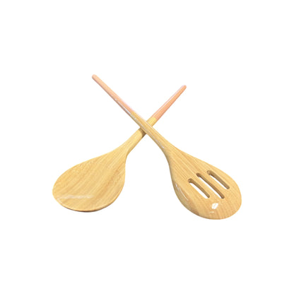 Set de 2 Cuillères à Salade en Bambou - Albert