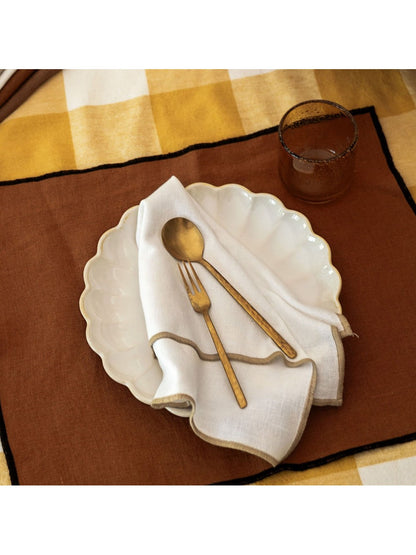 Set de 6 Serviettes de Table Corte en Lin et Coton - Haomy
