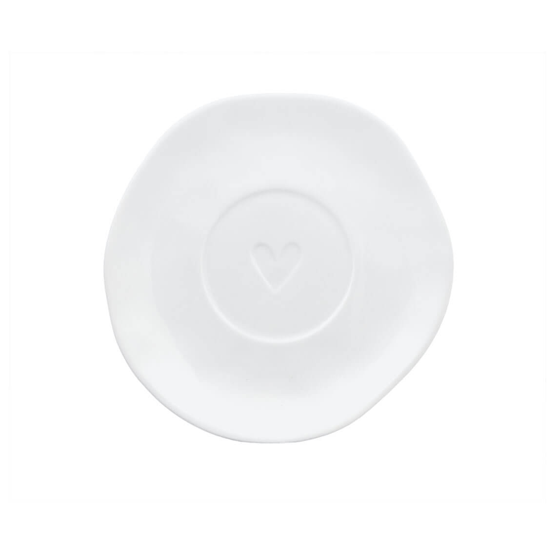 Tasse à Expresso Coeur & Soucoupe en Porcelaine - Räder