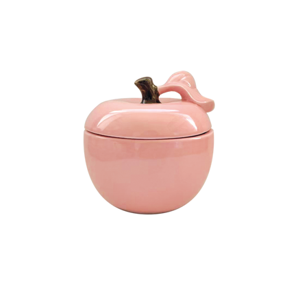 Boîte Pomme Colorée en Dolomite H.17 cm - Opjet