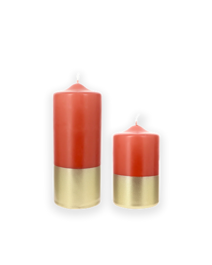 Bougie Pillier Bicolore  - My Jolie Candle