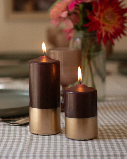 Bougie Pillier Bicolore  - My Jolie Candle