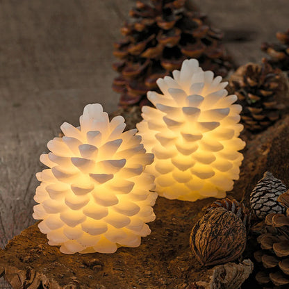 Set de 2 Bougies Led Pomme de Pain Clara - Sirius