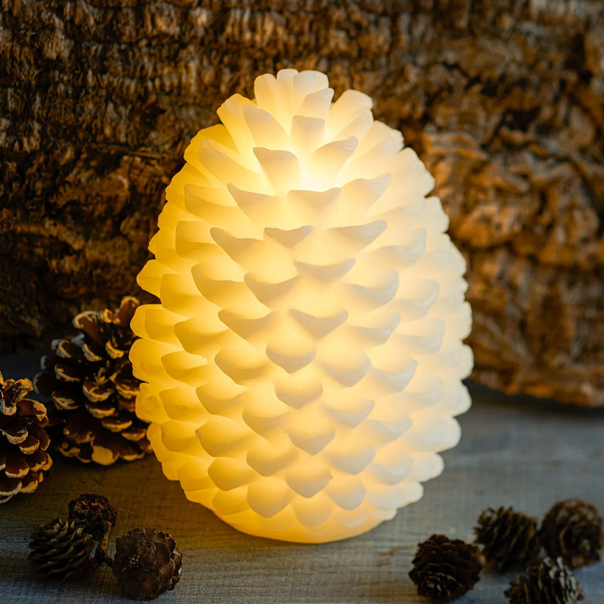 Bougie LED Pomme de Pin Clara - Sirius