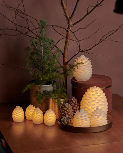 Bougie LED Pomme de Pin Clara - Sirius