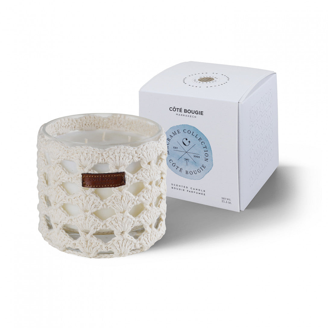 Bougie Macramé  Zina Senteur oriental M/L - Côté Bougie