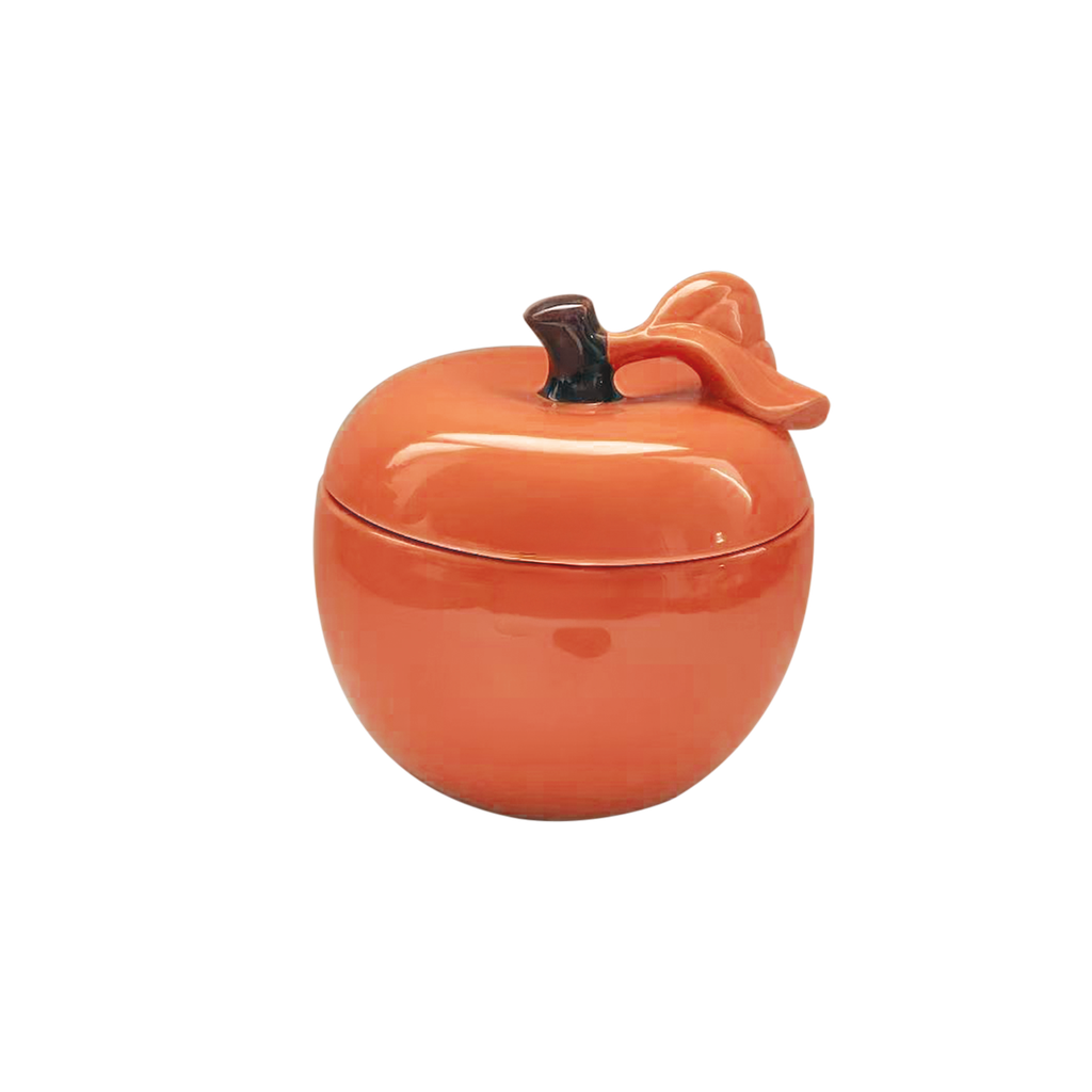 Boîte Pomme Colorée en Dolomite H.17 cm - Opjet