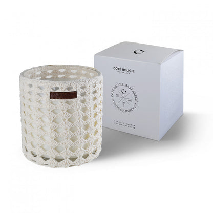 Bougie Macramé  Zina Senteur oriental M/L - Côté Bougie