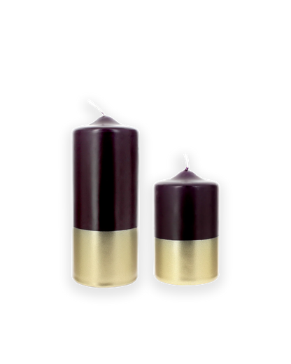 Bougie Pillier Bicolore  - My Jolie Candle