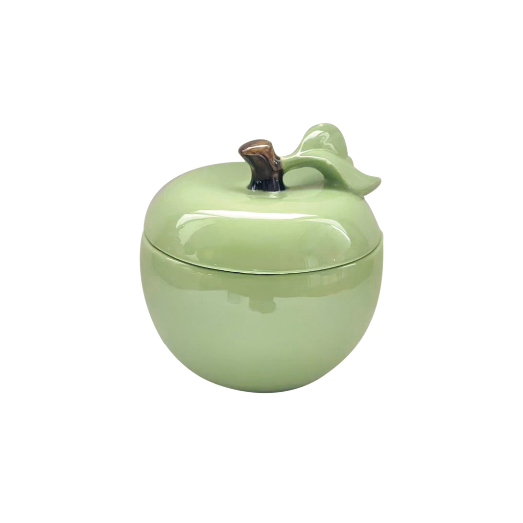 Boîte Pomme Colorée en Dolomite H.17 cm - Opjet