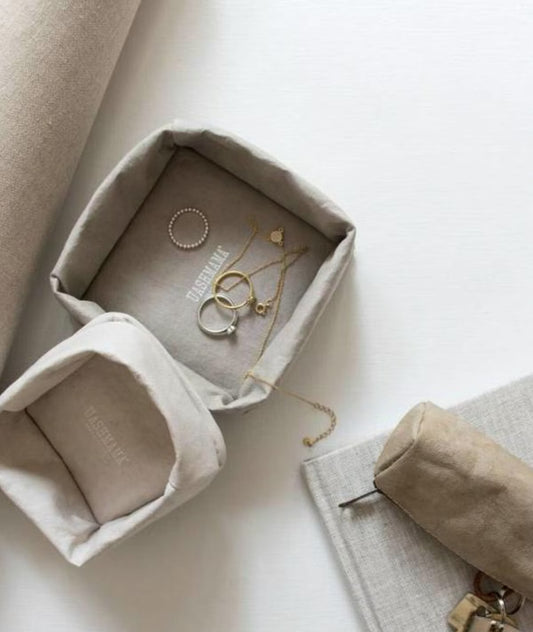 Plateau en Papier Lollie Gris L/XL - Uashmama