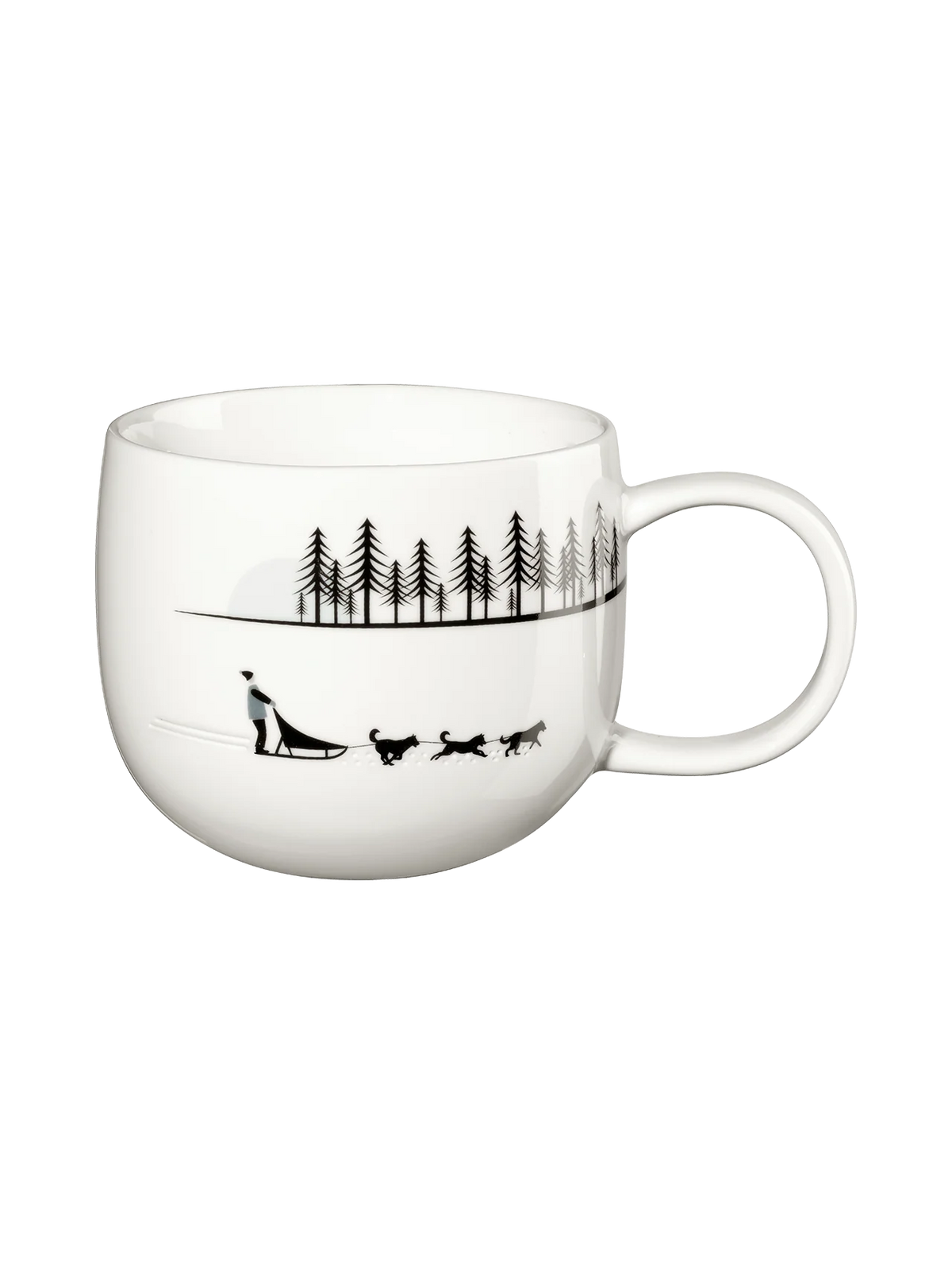 Mug en Porcelaine Blanche Thème Hiver - Asa