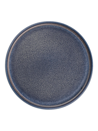 Set de 6 Assiettes Plates en Grès Brun ou Carbonne Gobi - Asa