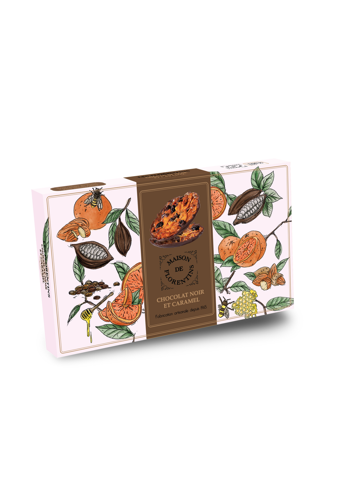 12 Florentins Caramel Beurre Salé & Chocolat Noir (100g) - La Maison des Florentins