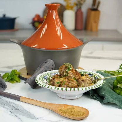 Couvercle Tajine 24/28 cm en Céramique pour Cocotte - Cookut