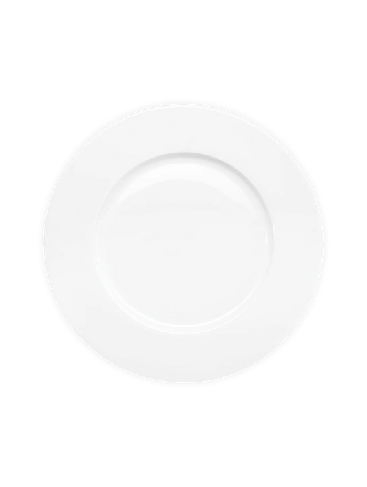 Assiette Plate en Porcelaine Fine "À table" D.24 : D.28 cm - Asa