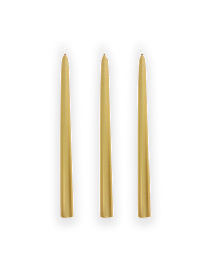 Lot de 3 Bougies Chandelles Flambeaux - My Jolie Candle