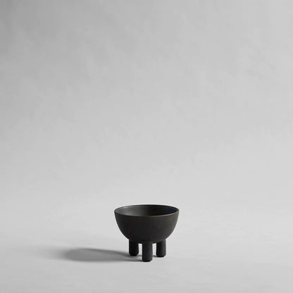 Bol à trois pieds noir Duck - 101 Copenhagen PETIT 13CM/GRAND 16CM