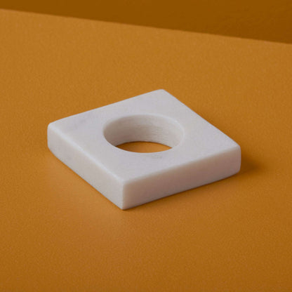 Coquetier en marbre blanc - Be Home