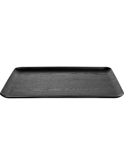 Plateau de Service en Bois Noir - ASA