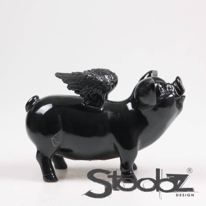 TIRELIRE COCHON AILÉ STOOBZ 14X25X15 CM | TIRELIRE |