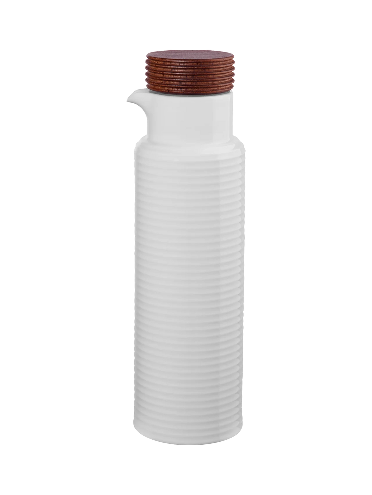 Bouteille d'Huile/Vinaigre en Porcelaine Noire ou Blanche - ASA