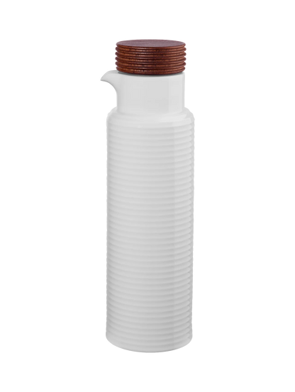 Bouteille d'Huile/Vinaigre en Porcelaine Noire ou Blanche - ASA