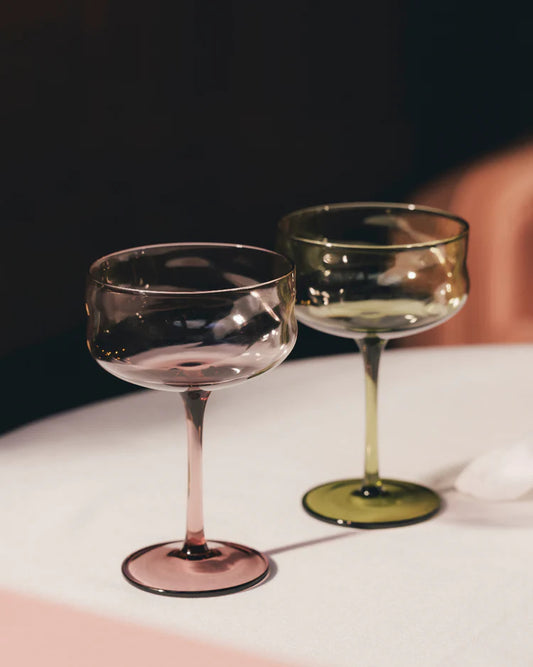 Set de 2 Coupes en Verre Swirl 260 mL - Paveau