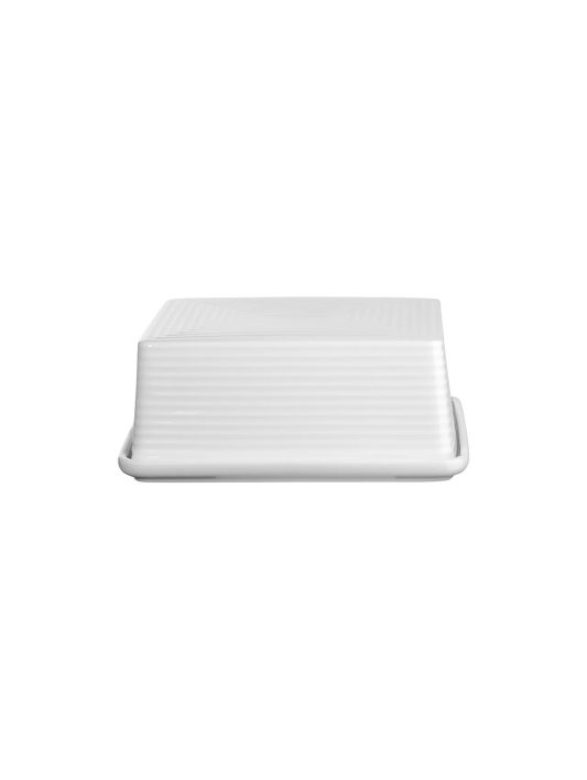 Beurrier en Porcelaine Blanche - Asa
