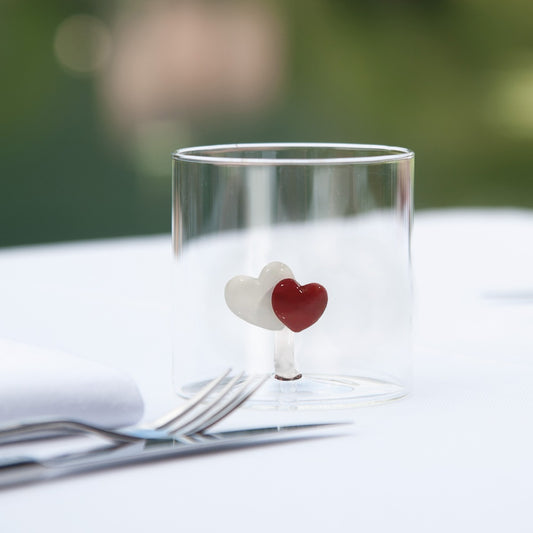Gobelet en Verre Coeur 3D - WD Lifestyle