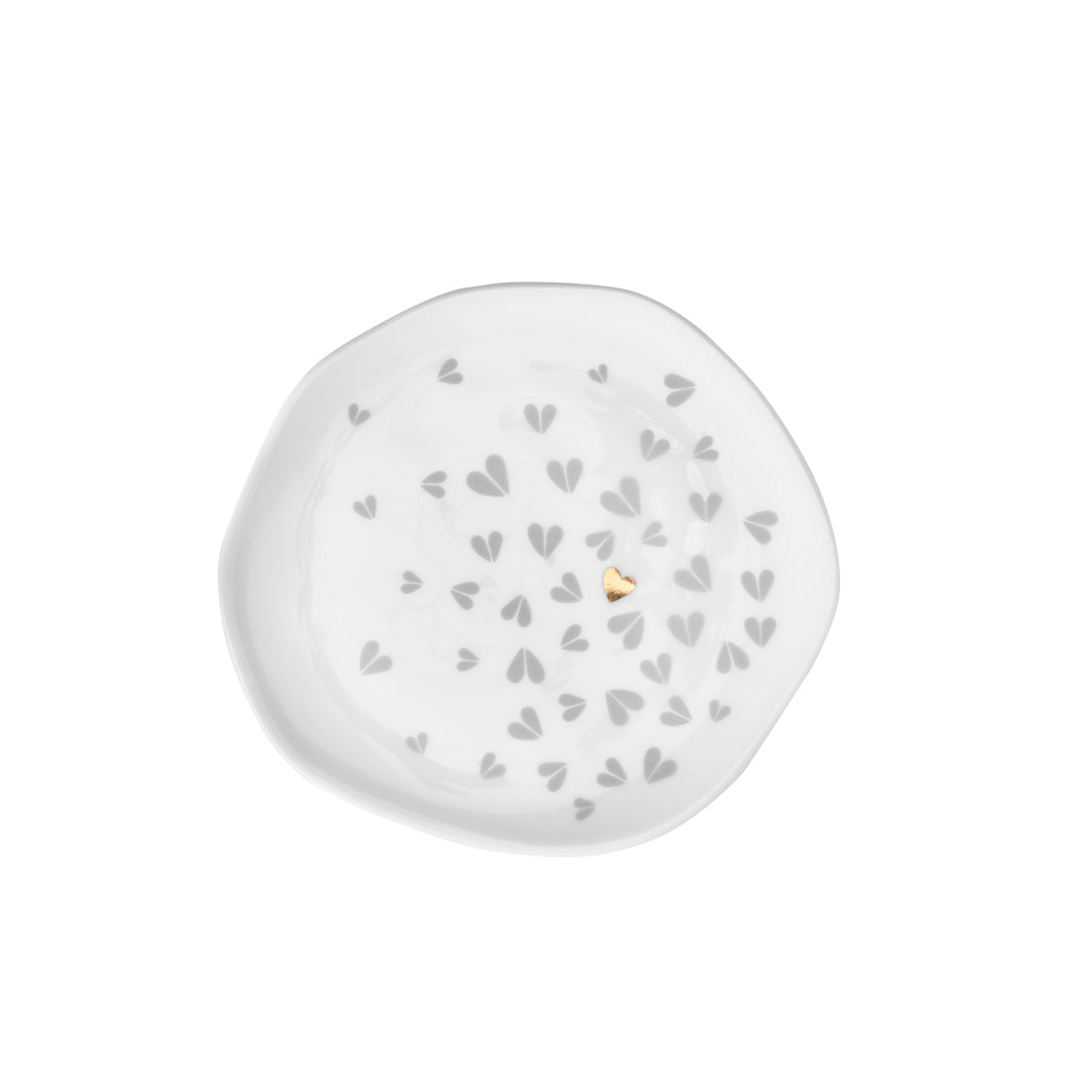 Assiette de Présentation en Porcelaine Coeurs - Räder