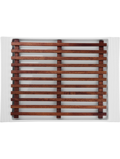 Planche à Découper le Pain en Acacia et Grès - Asa