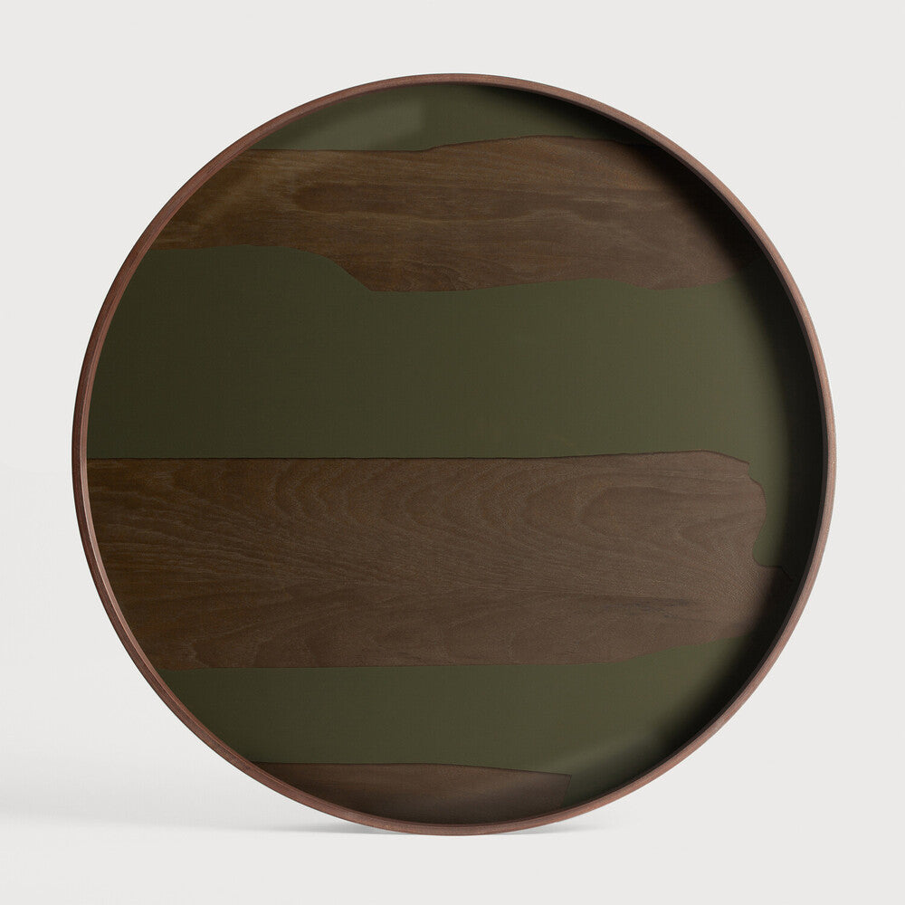 Plateau en Verre Second Nature Moss L 61 cm - Ethnicraft