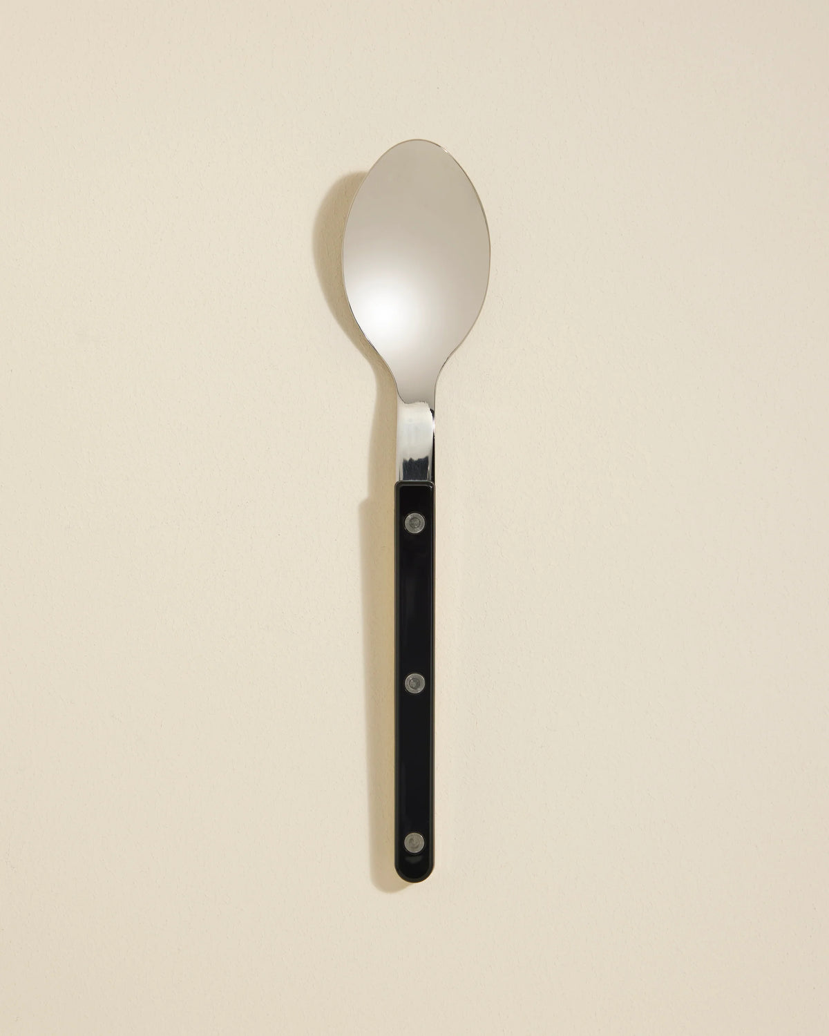 Couvert de Table Sabre Bicolore Noir/Ivoire en Inox - Maison Sarah Lavoine