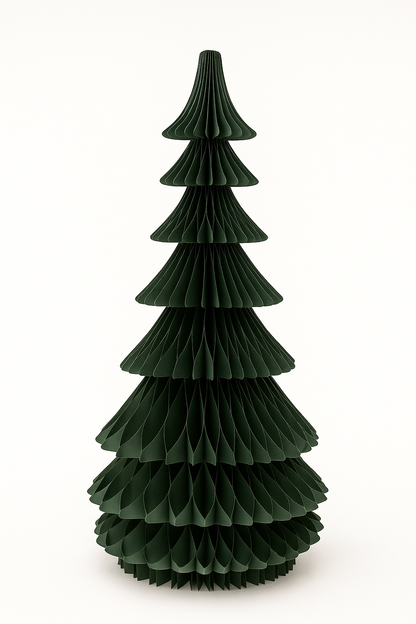 Arbre de Noël en Papier Élégant XL Freya H.50 cm/H.60cm - Papurism