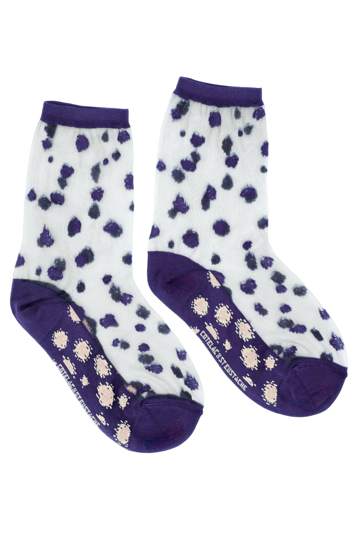 Chaussettes Transparente Éclat Myrtille - Atelier St Eustache